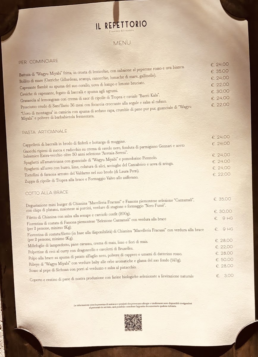 Menu Il Refettorio-5