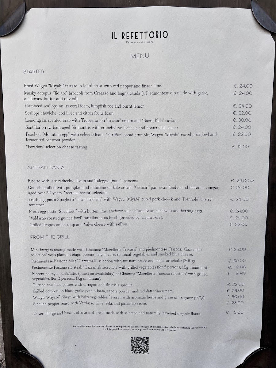 Menu Il Refettorio-6